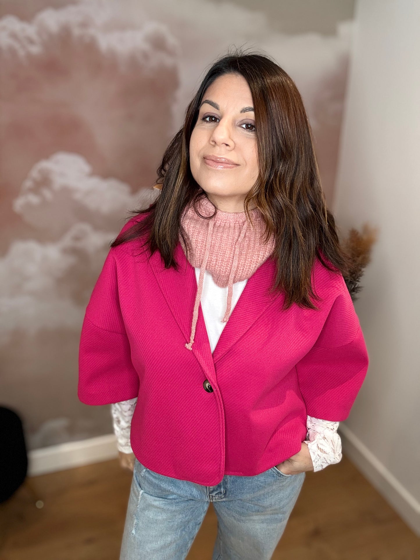 VESTE FUSHIA