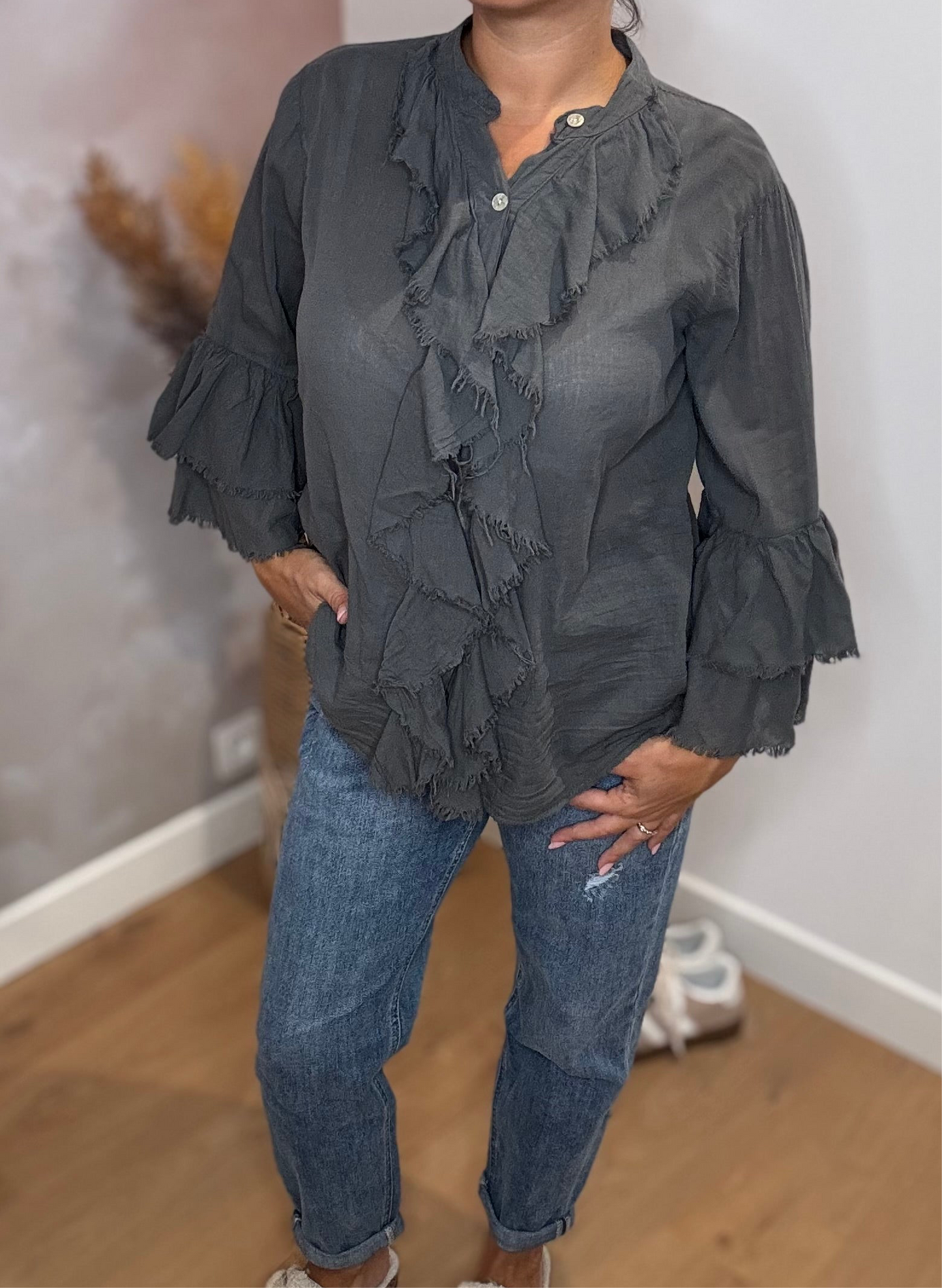 BLOUSE GRISE