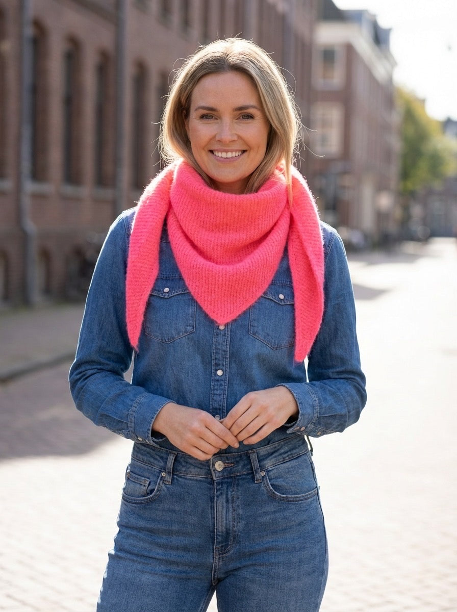 FOULARD BABY ALPAGA CORAIL