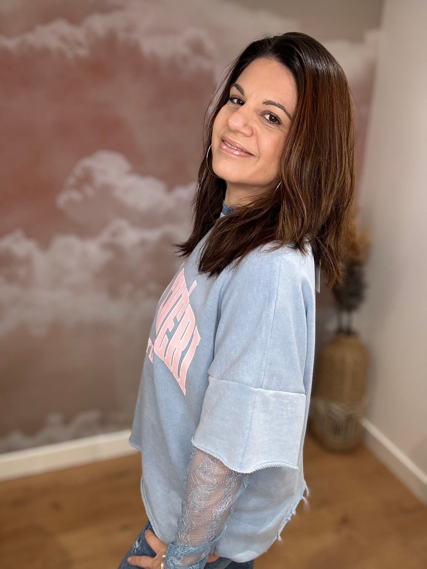 SWEAT MON CHÉRI BLEU