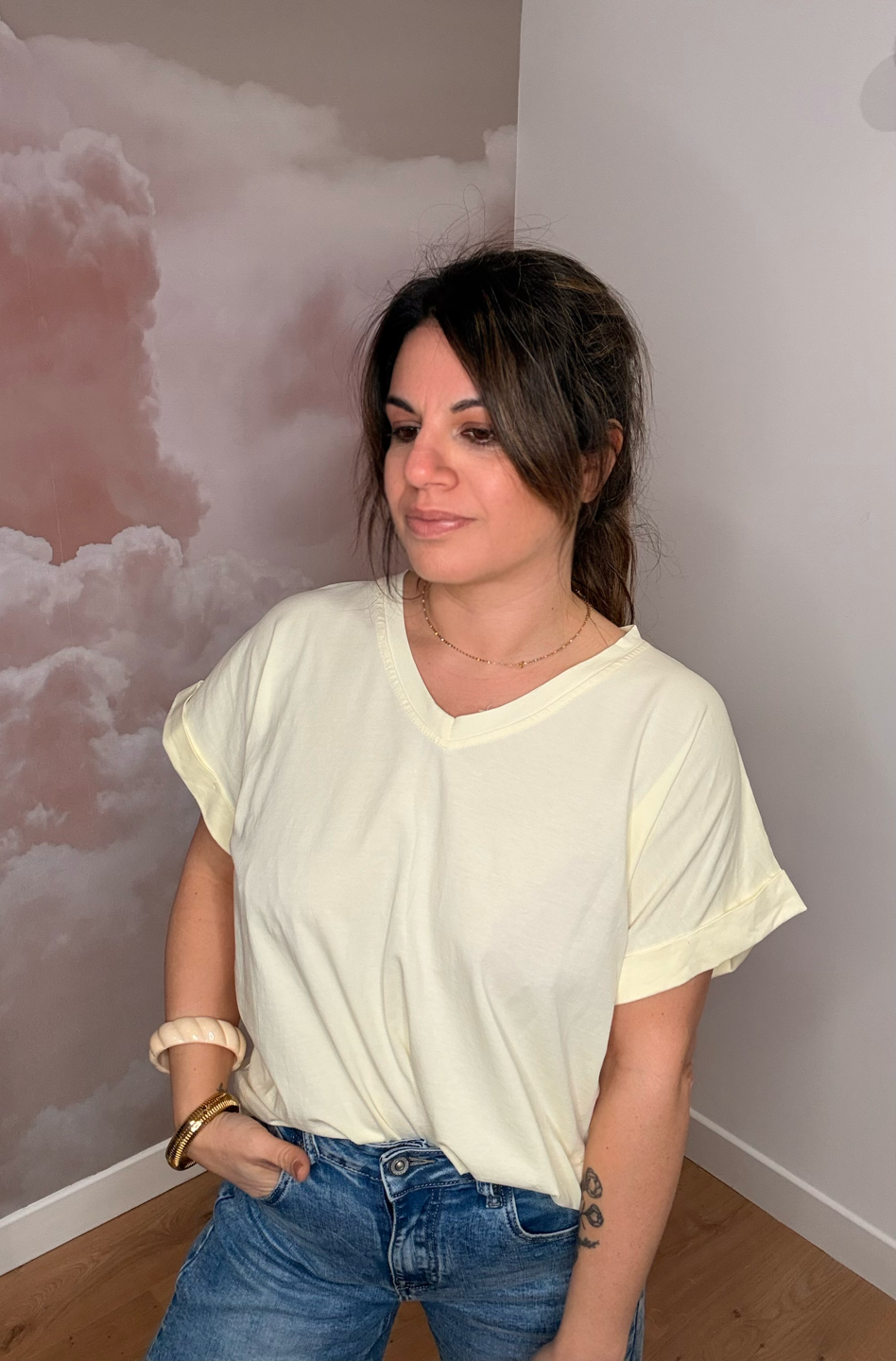 T-SHIRT JAUNE