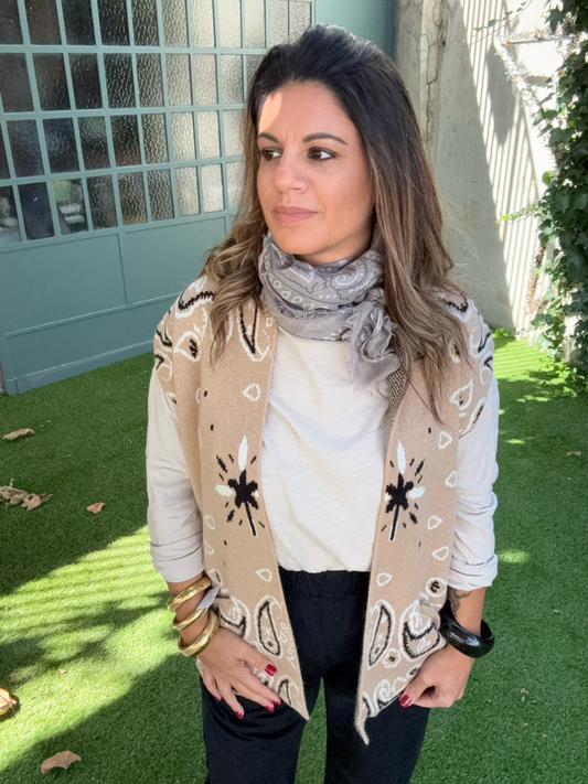 GILET BEIGE