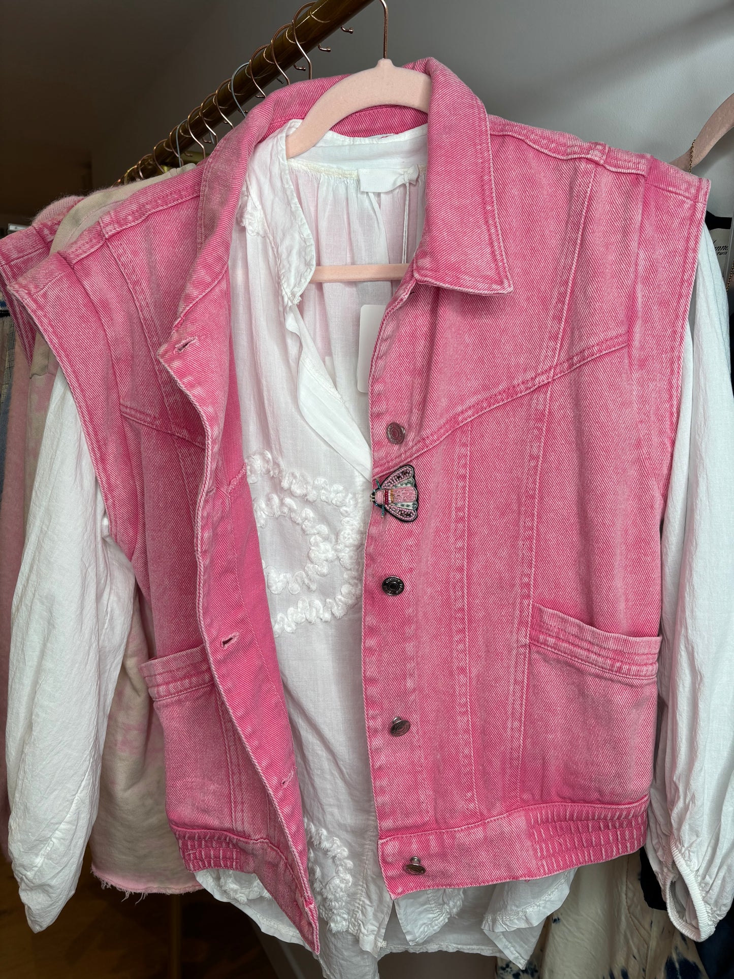 VESTE ISABEAU ROSE