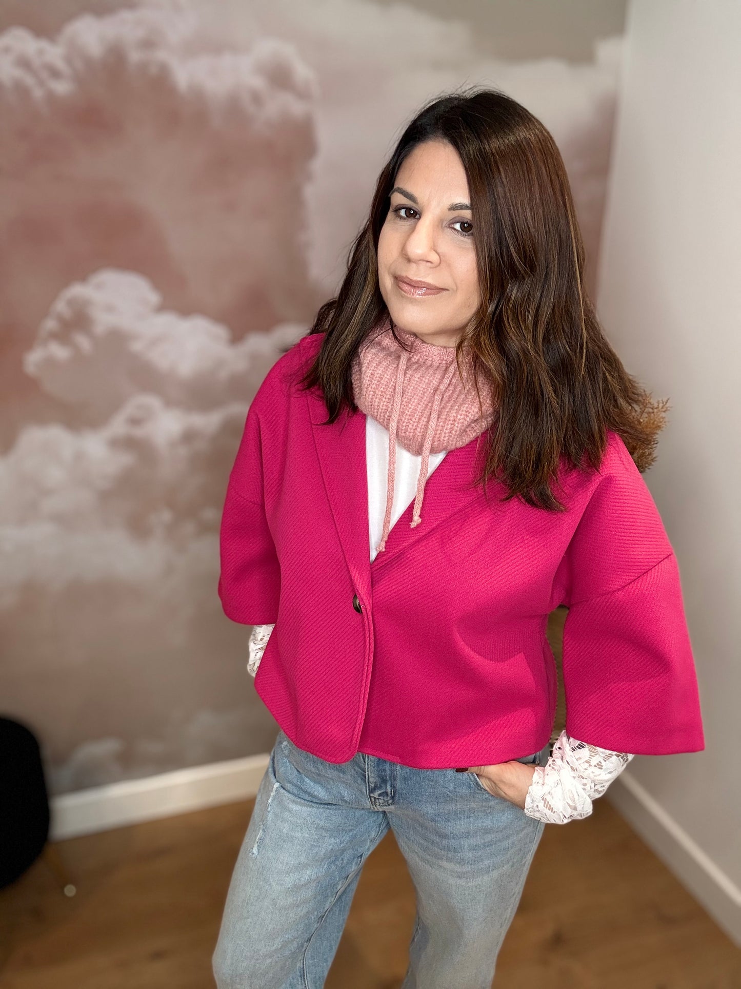 VESTE FUSHIA