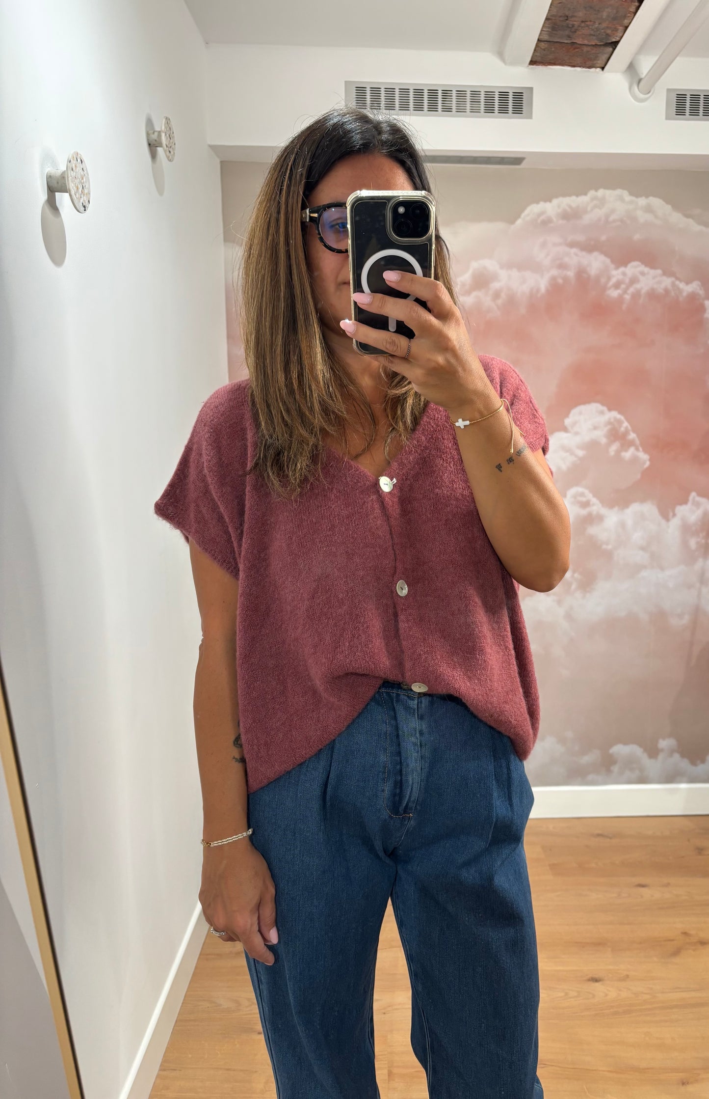 GILET BRIDGET PRUNE