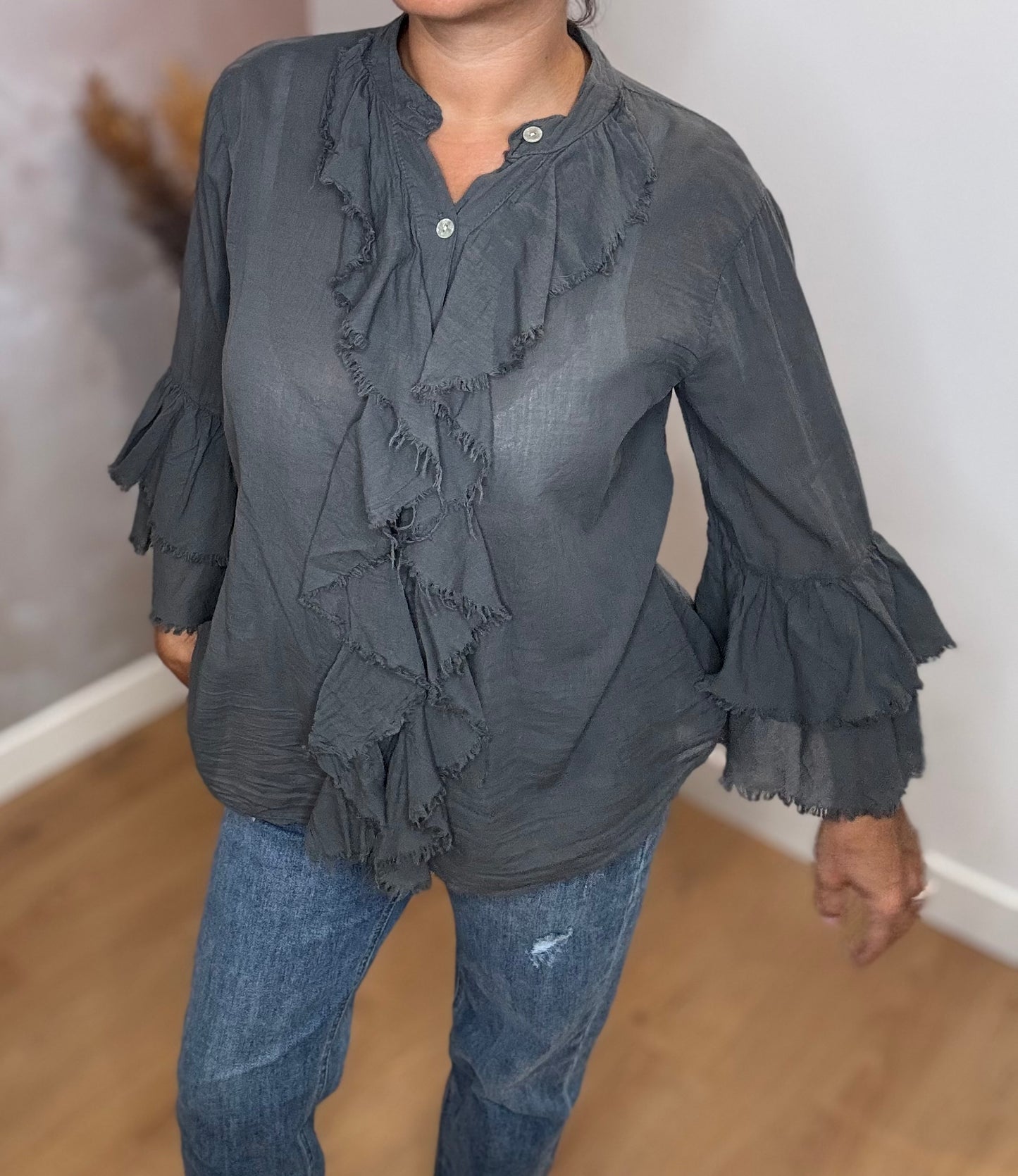 BLOUSE GRISE