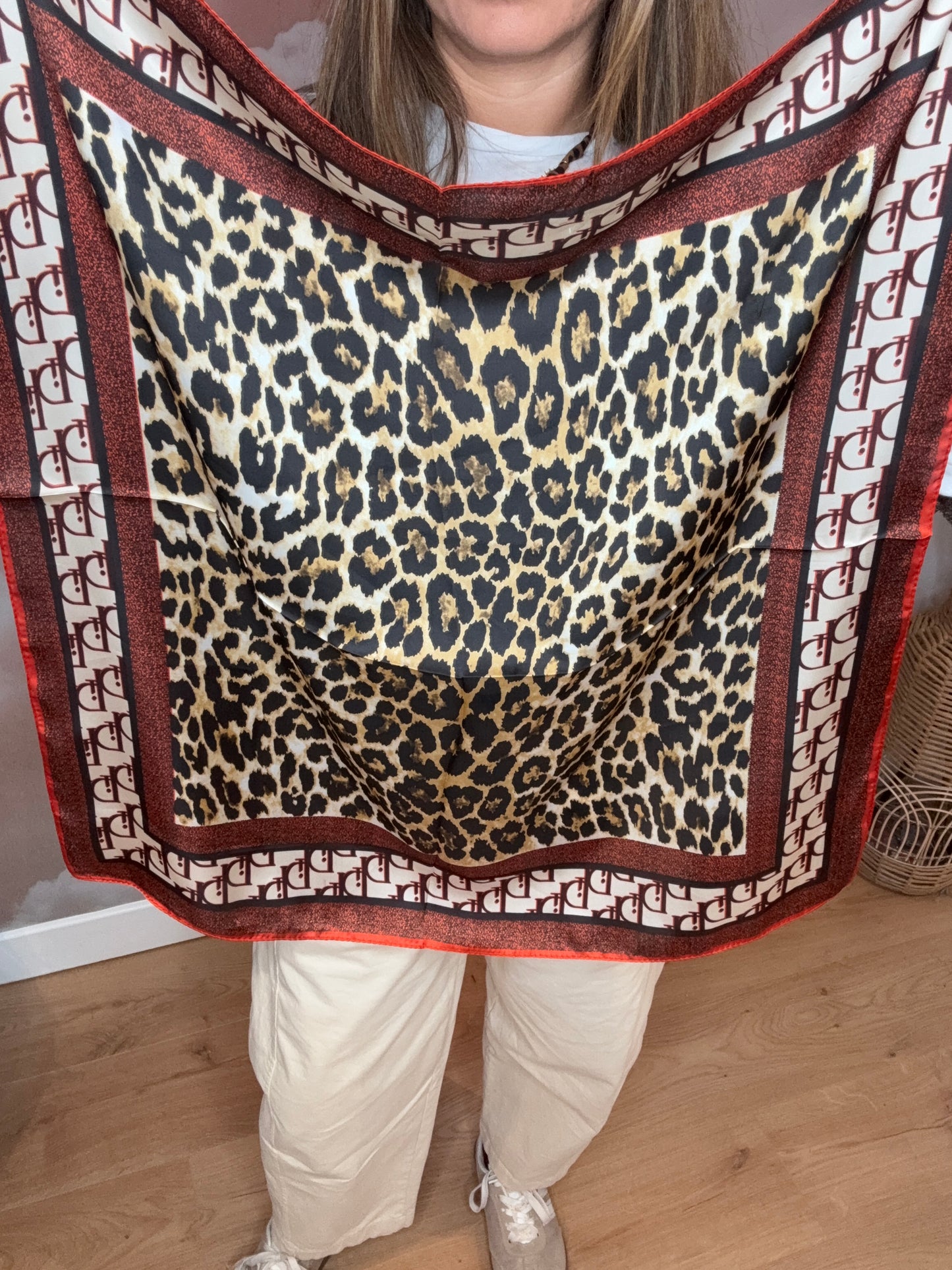 FOULARD HERMES LEO ORANGE