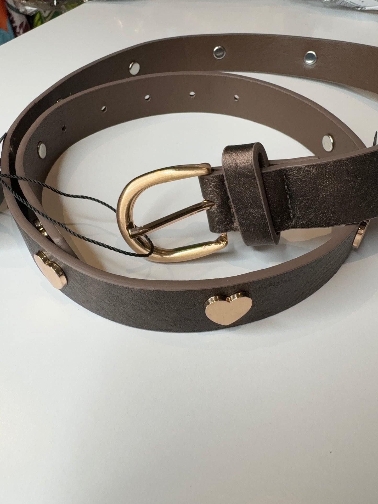 CEINTURE BRONZE A COEURS