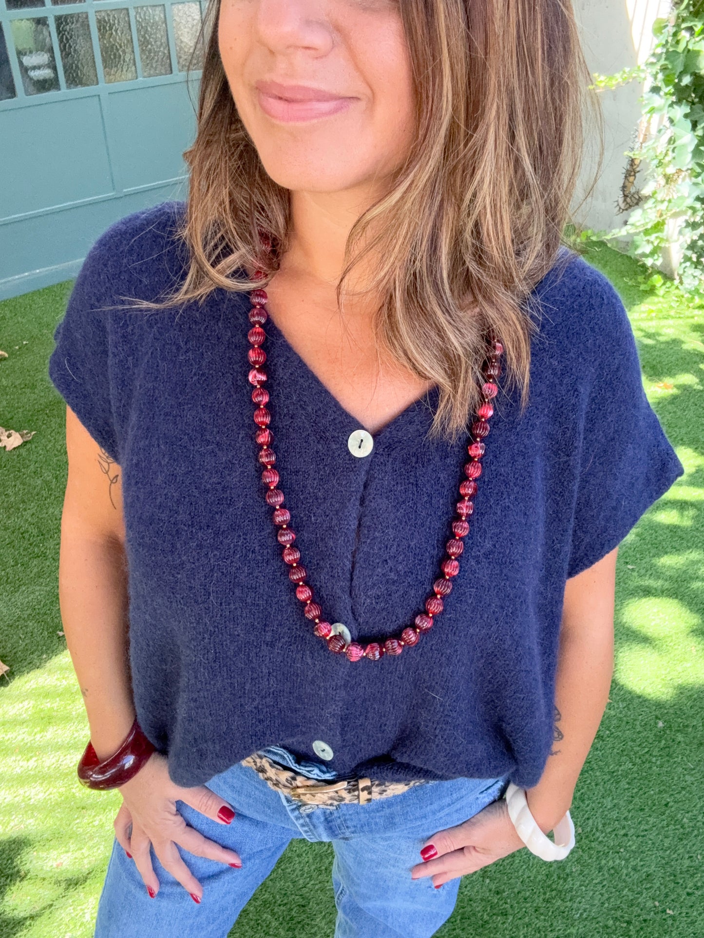 GILET BRIDGET BLEU