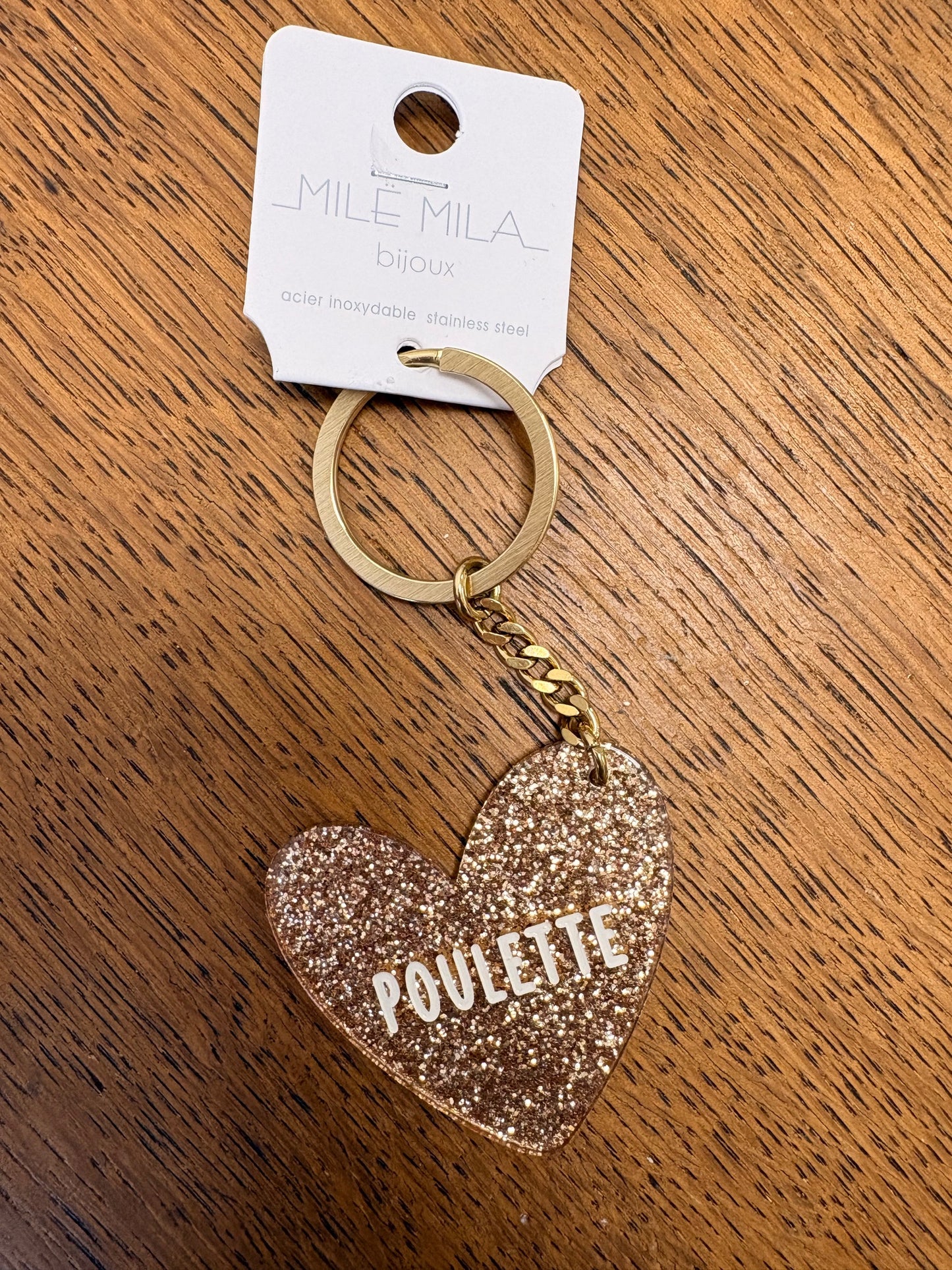 PORTE-CLEFS POULETTE