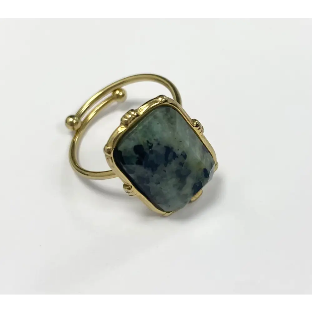 Bague pierre verte - bague