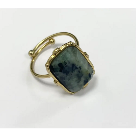 Bague pierre verte - bague