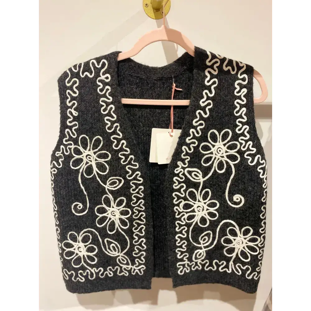 Gilet sans manches anthracite