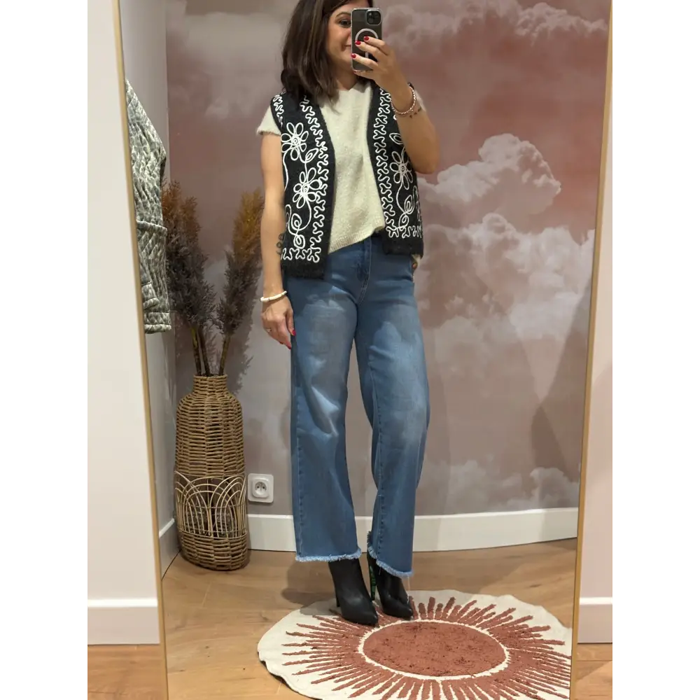 Gilet sans manches anthracite