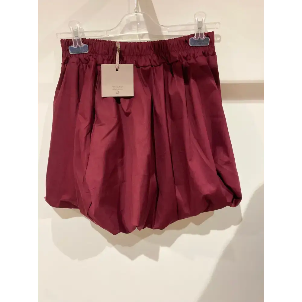 Mini jupe boule bordeaux - S/M