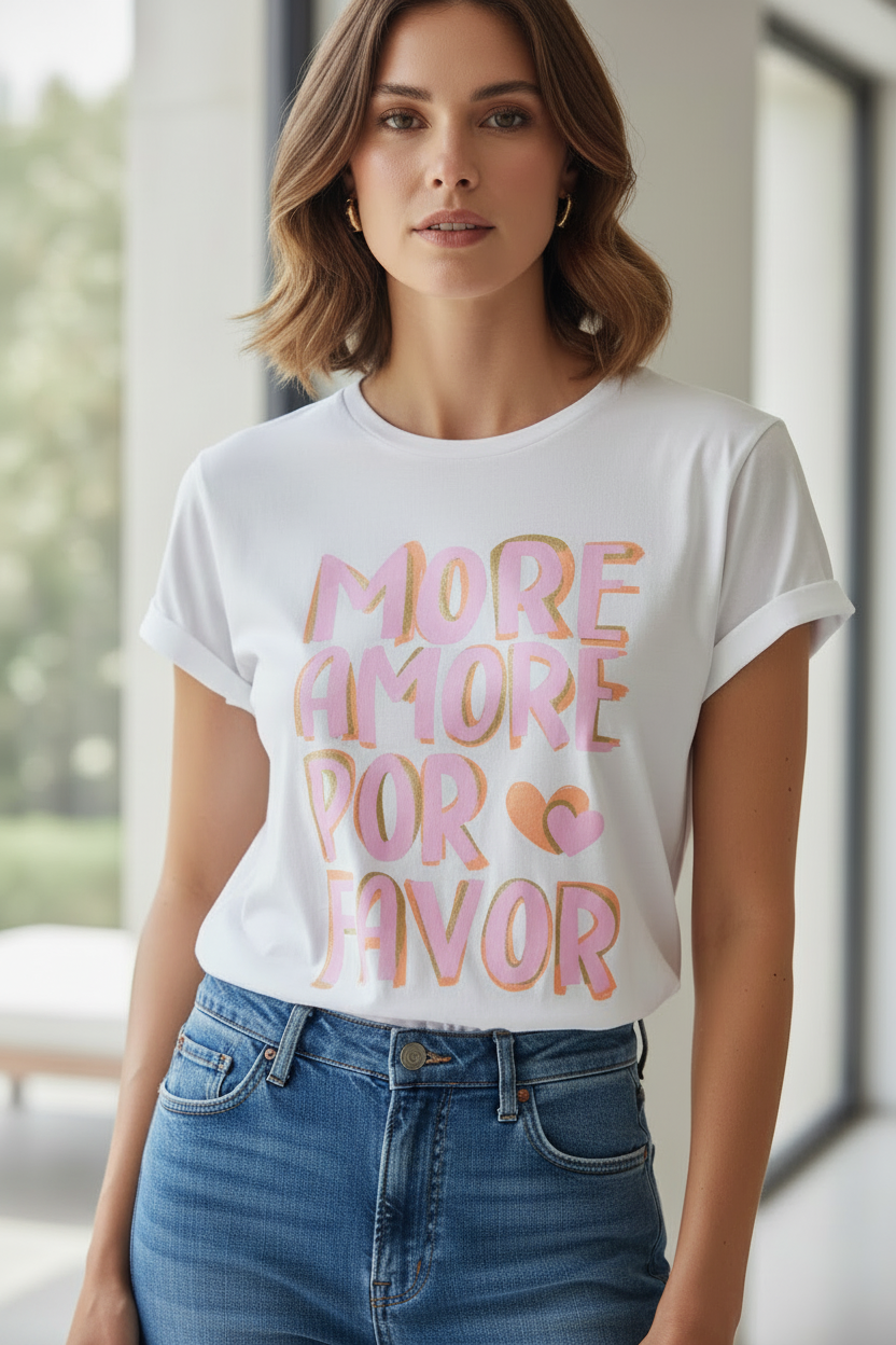 T-SHIRT MORE AMORE