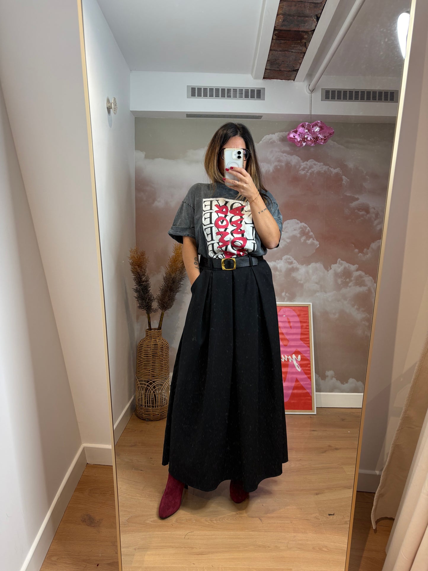 PANTALON LARGE NOIR