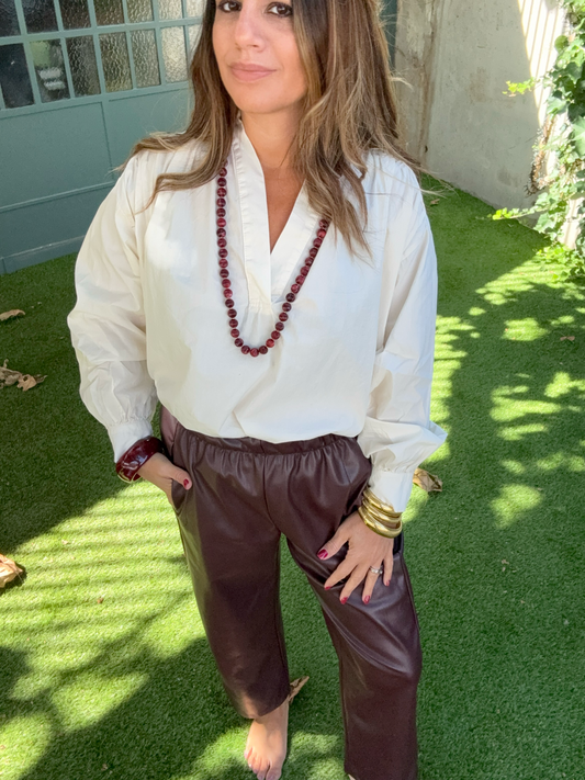 BLOUSE ÉCRUE