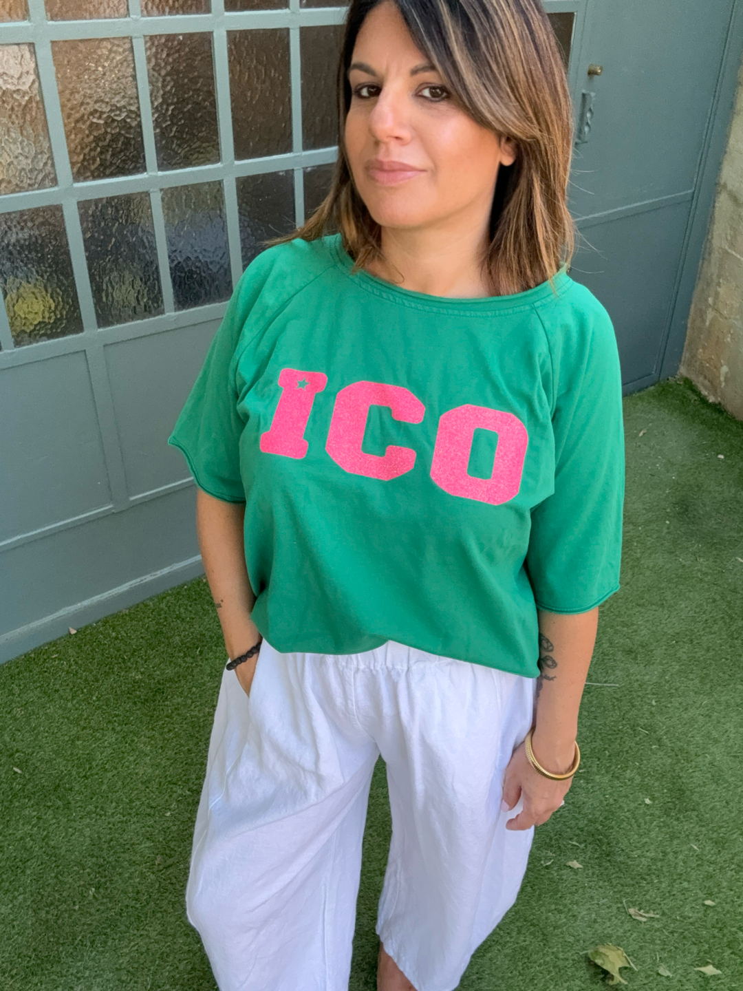 T-SHIRT  VERT ICO