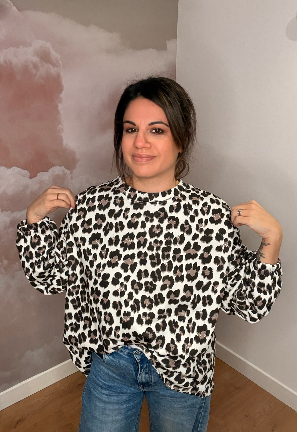 SWEAT REBEL LEOPARD