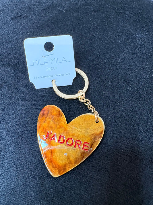 PORTE-CLEFS J'ADORE