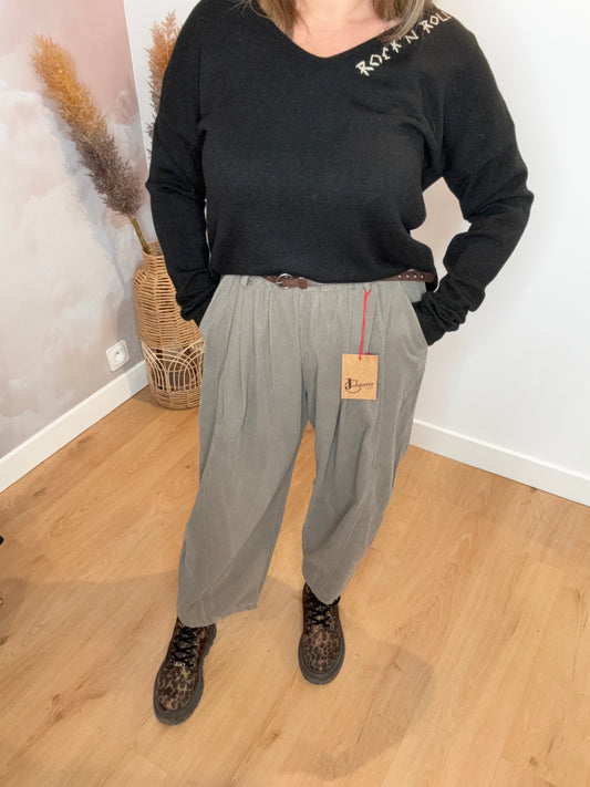 PANTALON MARION BAREL TAUPE