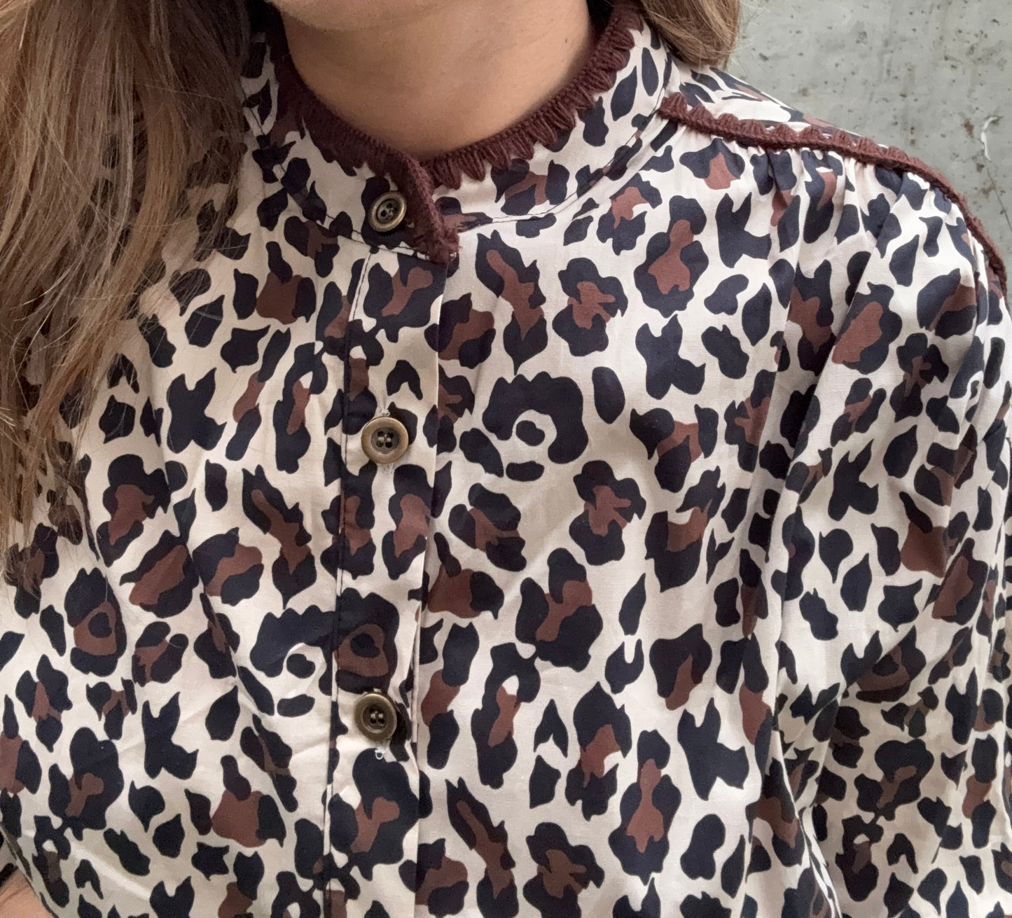 CHEMISE LIVIA LEOPARD