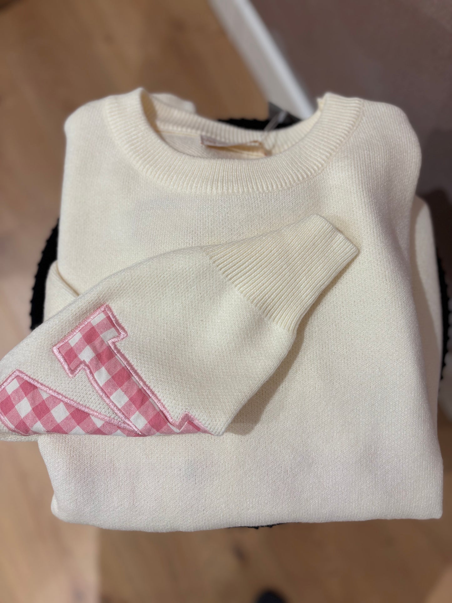 PULL VICHY ROSE