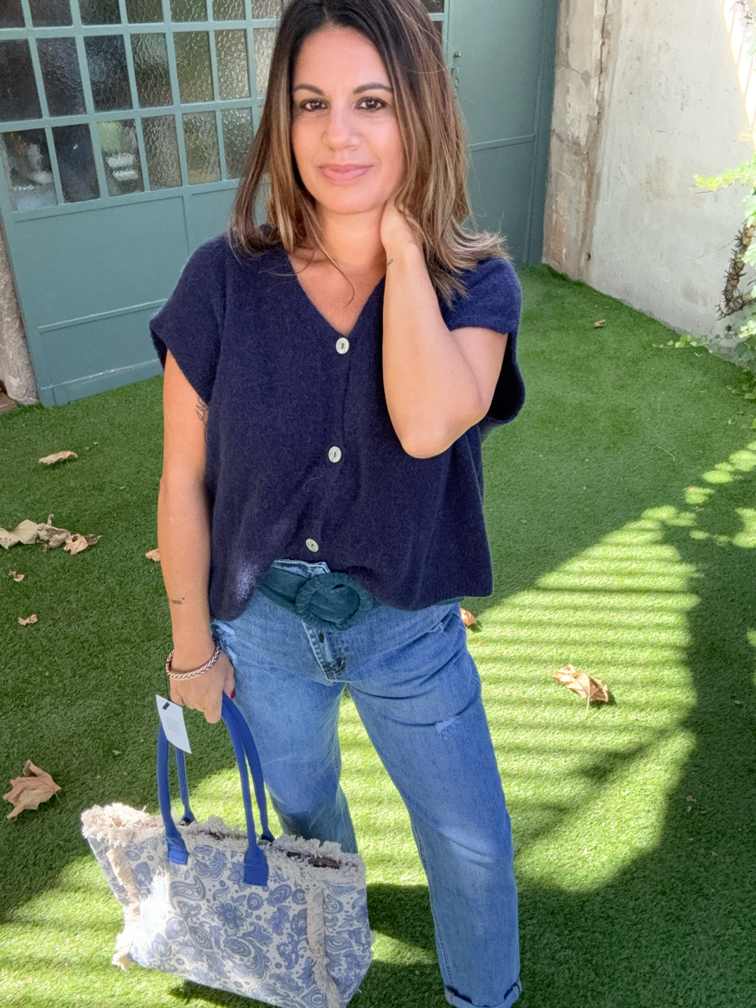 GILET BRIDGET BLEU