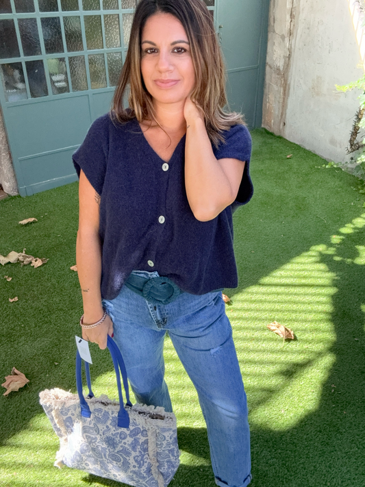 GILET BRIDGET BLEU