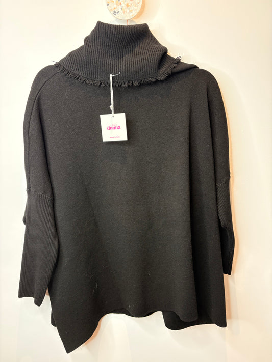 PULL PONCHO NOIR
