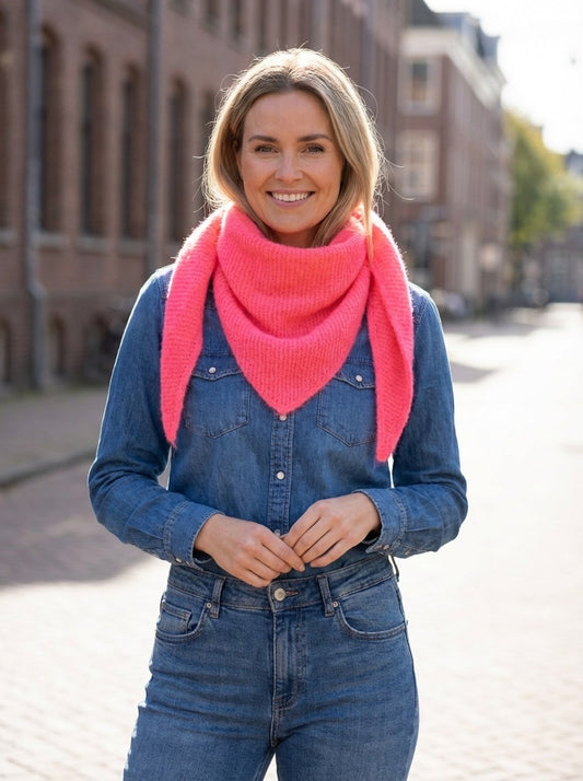 FOULARD BABY ALPAGA CORAIL