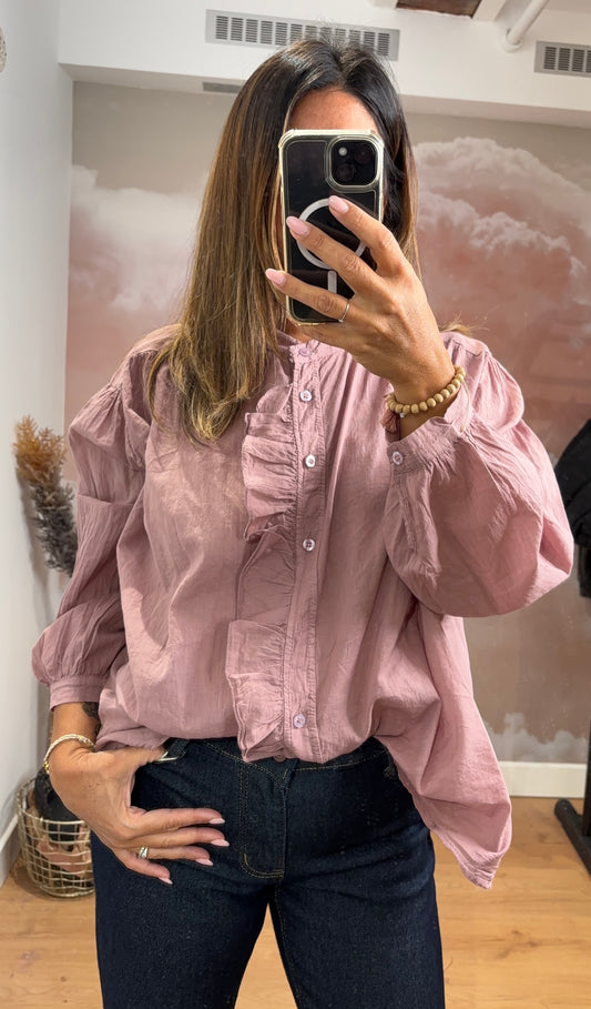BLOUSE ROSE POUDRÉ