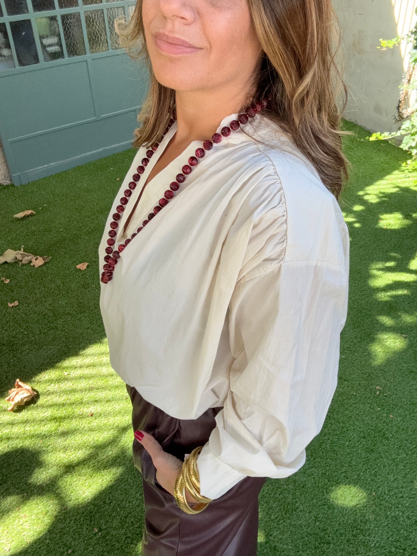 BLOUSE ÉCRUE