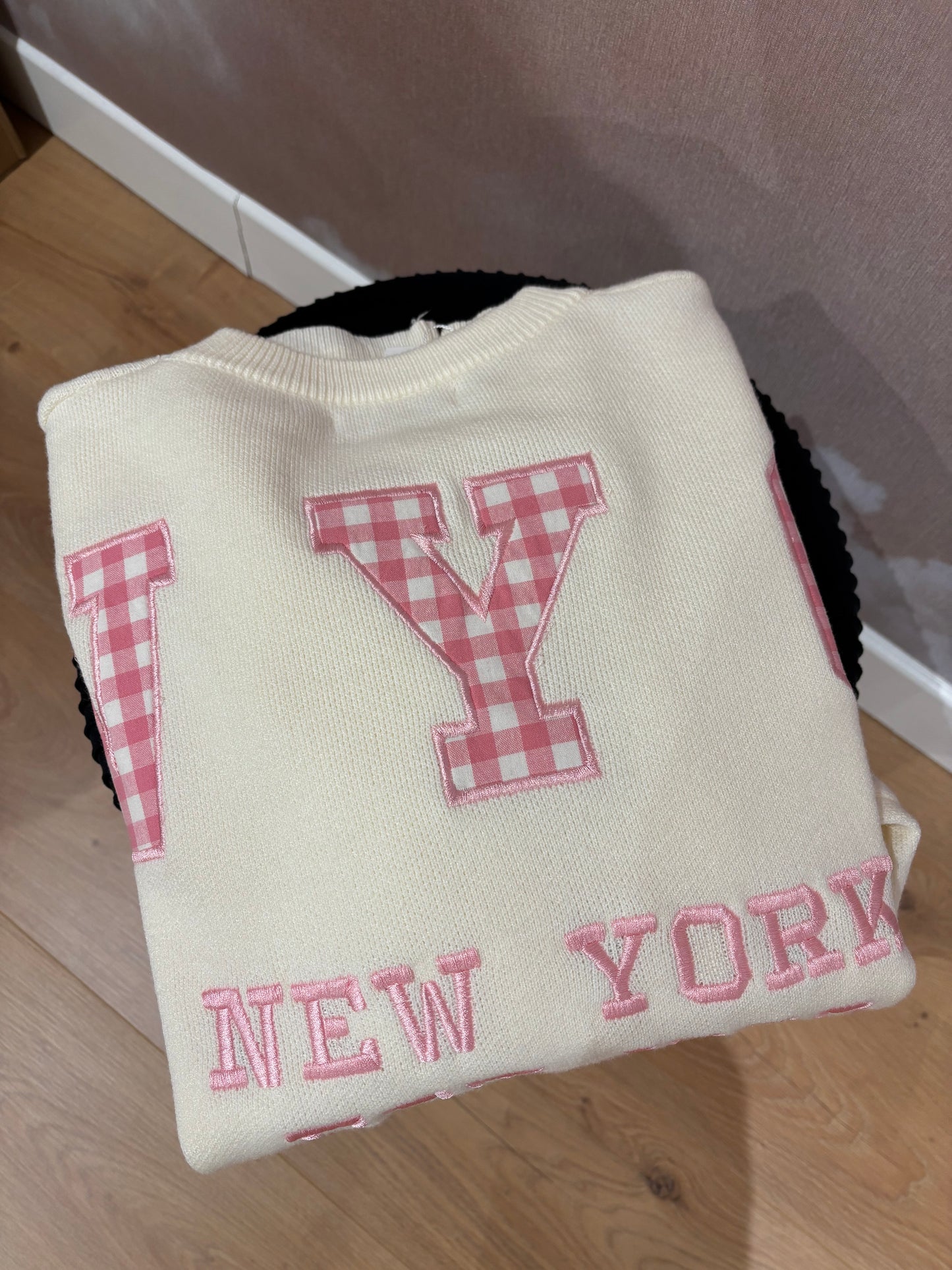 PULL VICHY ROSE