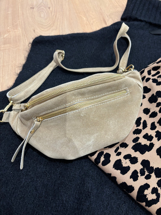 SAC BANANE TAUPE
