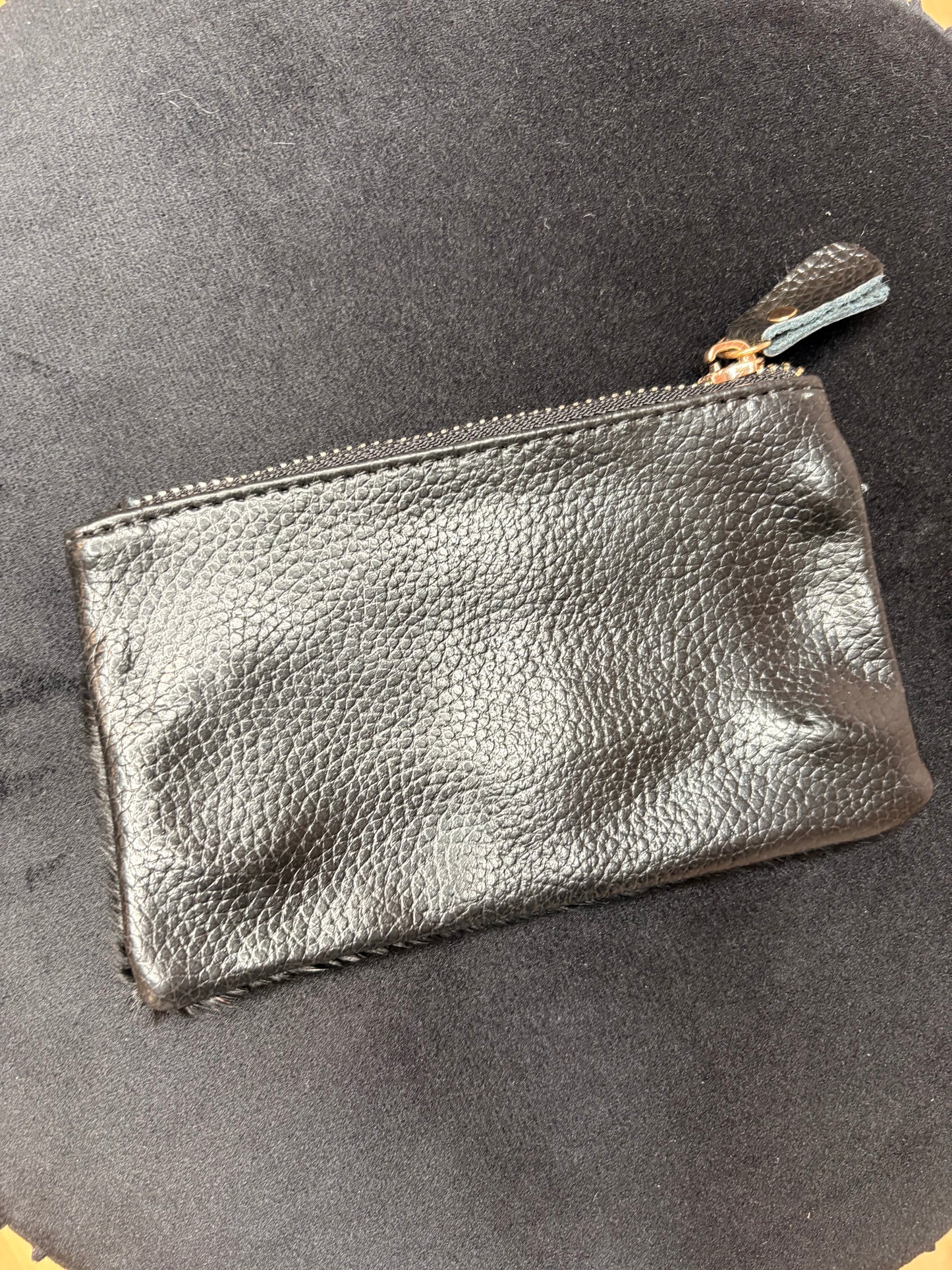 PORTE MONNAIE STRASS NOIR