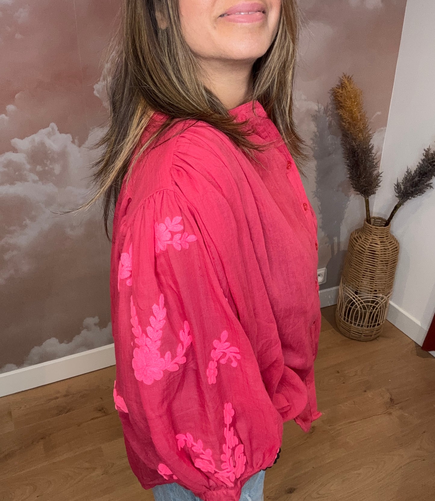 BLOUSE FRAMBOISE