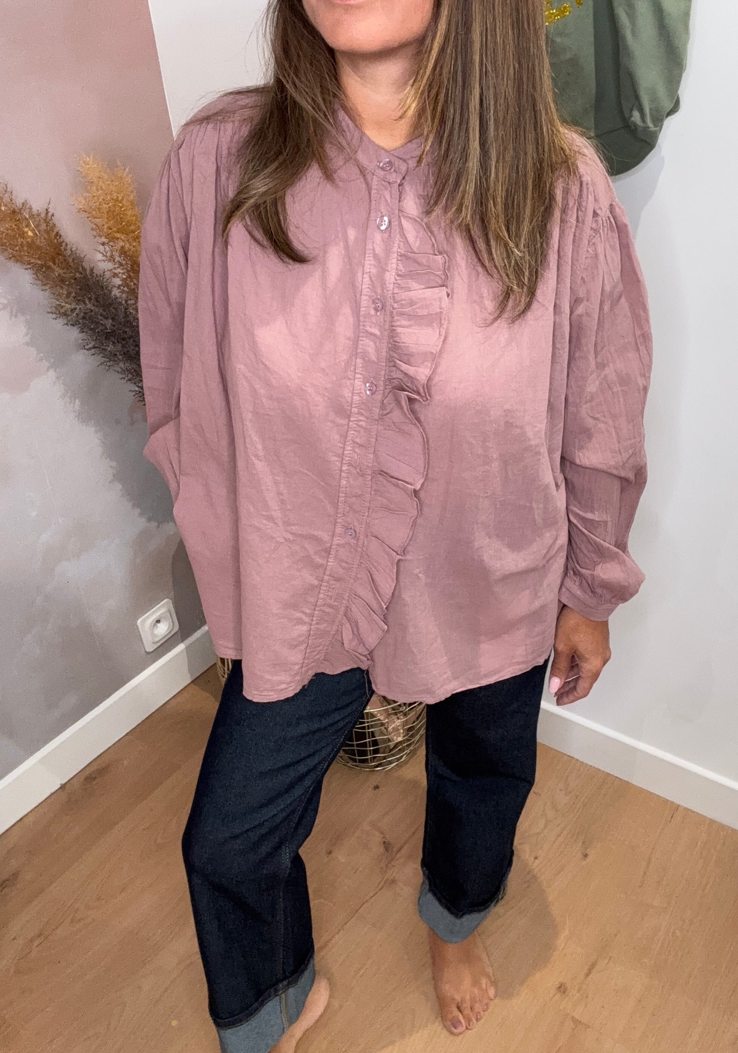 BLOUSE ROSE POUDRÉ
