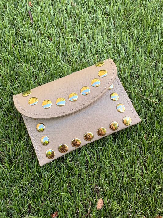 PORTE CARTES TAUPE