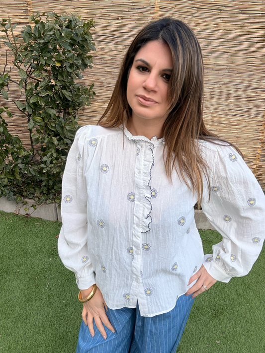BLOUSE FLEURIE JOHANNA PARIS
