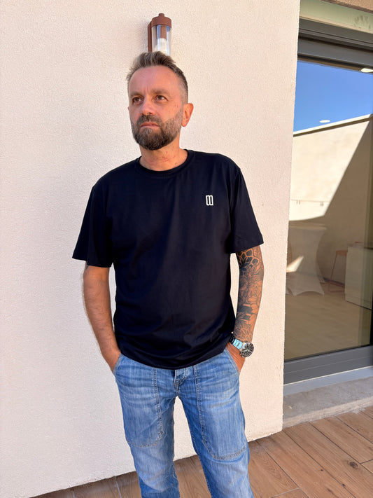 T-SHIRT MARINE HOMME MM
