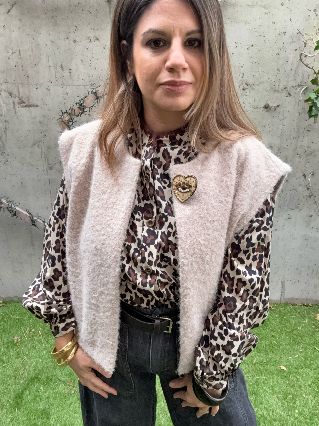 CHEMISE LIVIA LEOPARD