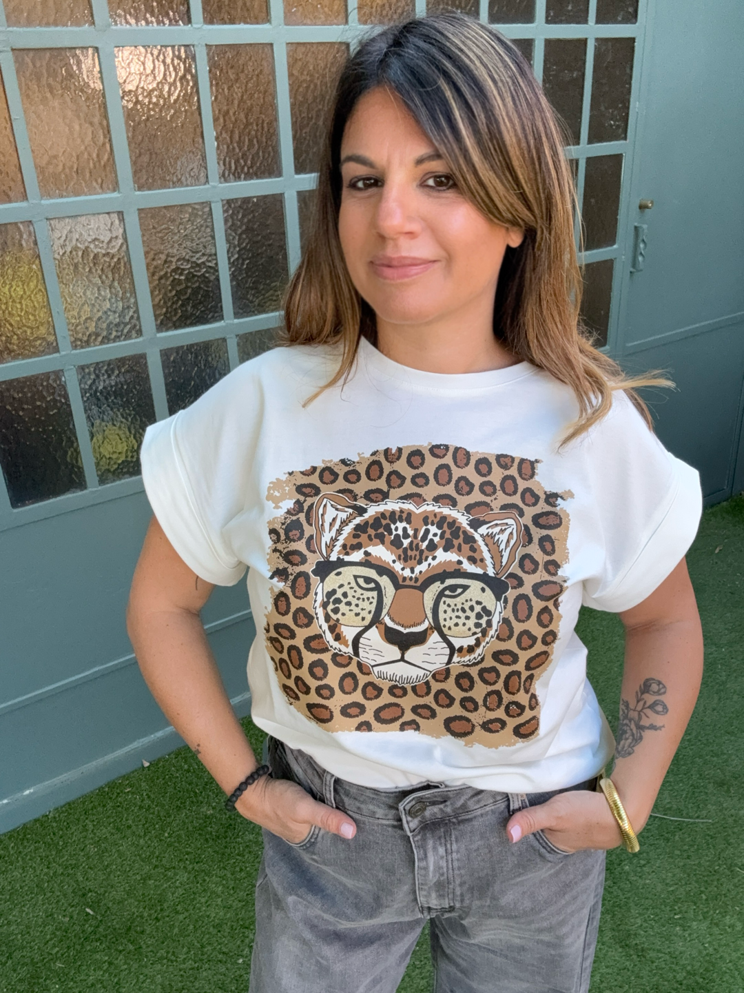 T-SHIRT BLANC TIGER