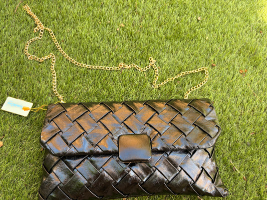 SAC A MAIN POCHETTE NOIRE