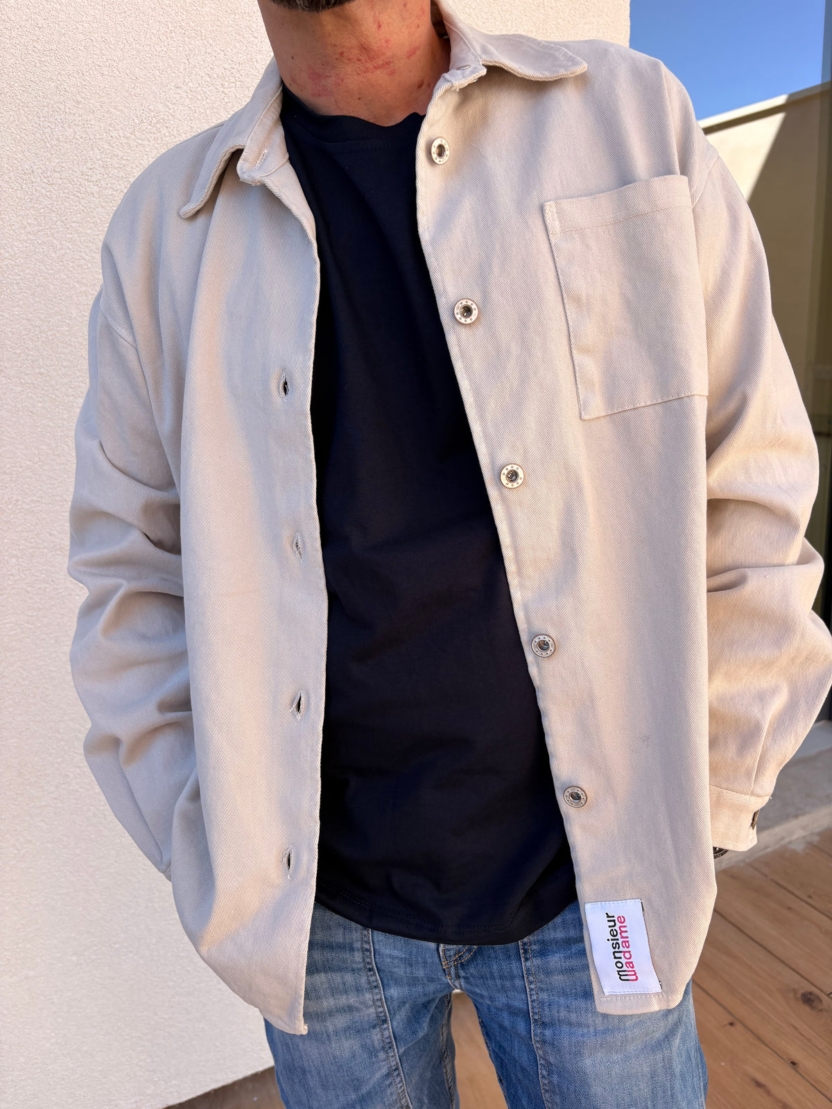 SURCHEMISE ECRU HOMME MM