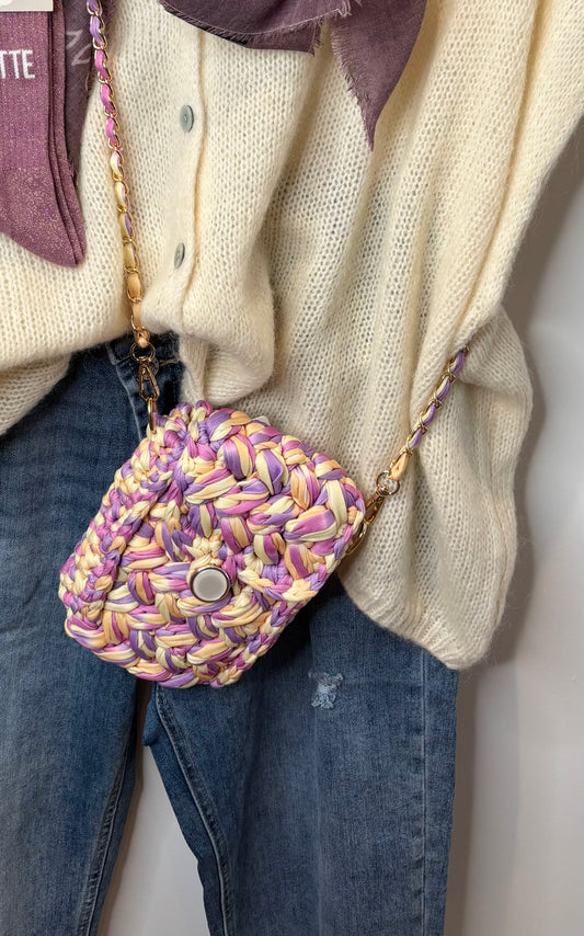 SAC BANDOULIÈRE ROSE