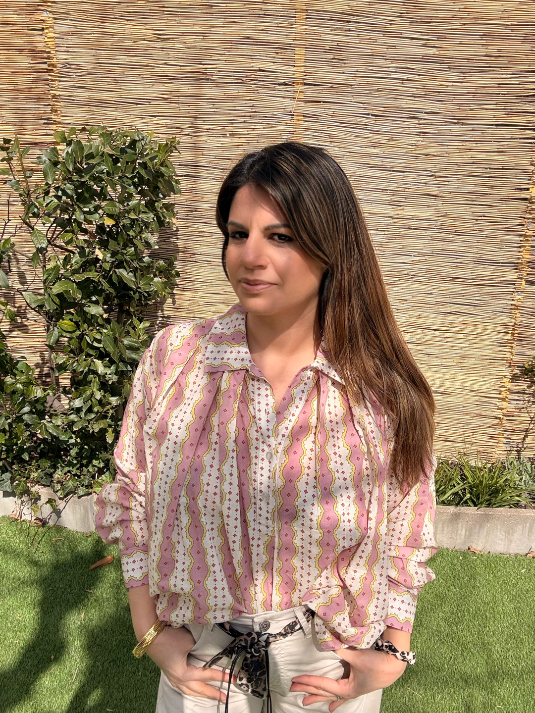 BLOUSE ROSE JOHANNA PARIS