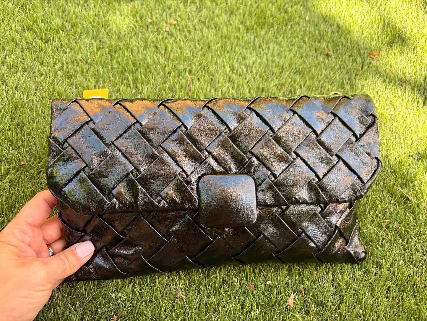 SAC A MAIN POCHETTE NOIRE