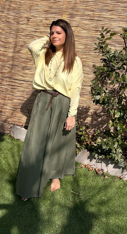 T-SHIRT BIBA UNI JAUNE JOHANNA PARIS